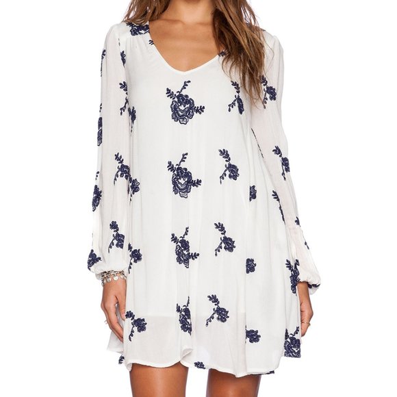 Free People Emma Embroidered Dress - Picture 2 of 7